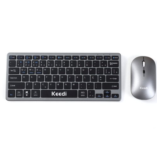 Kit Teclado E Mouse Sem Fio 2.4ghz Slim Compacto Silencioso