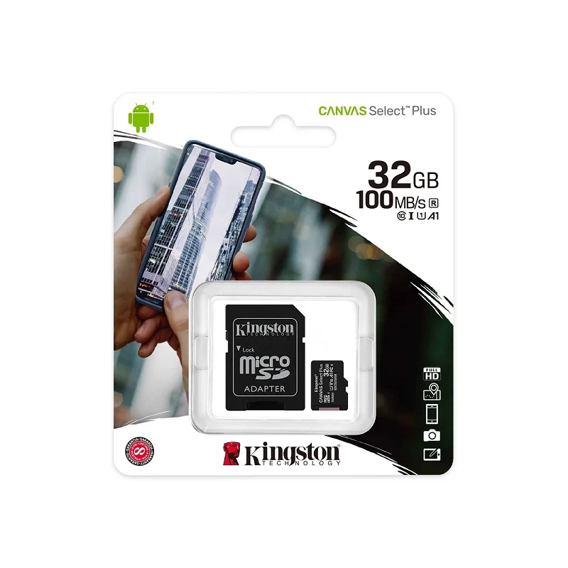 Carto De Memória Kingston MicroSD 32GB KaBuM