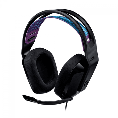 Headset Gamer G335 40mm Logitech KaBuM
