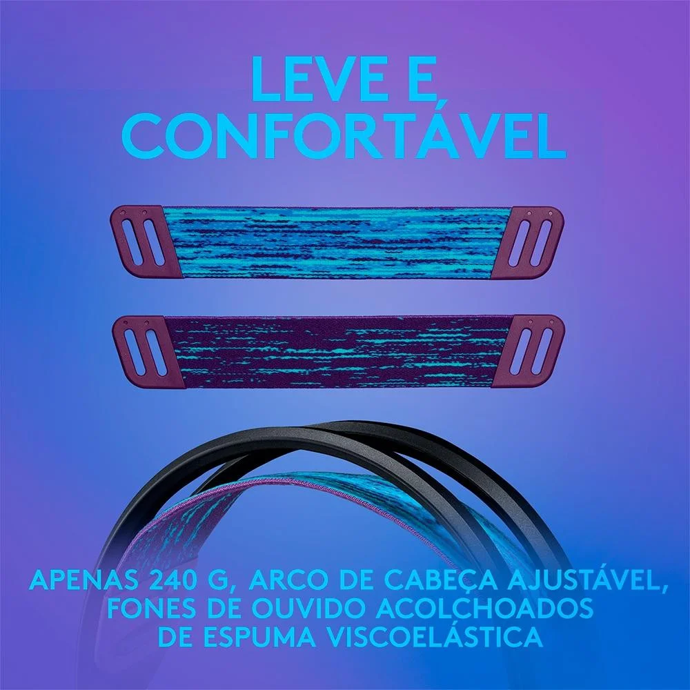 Imagem 3 de 5 do produto Headset Gamer Logitech G335, Drivers 40mm, 3.5mm, Para PC, Playstation, Xbox, Switch, Mobile, Preto - 981-000977