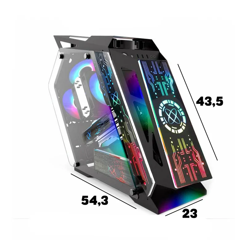 PC Gamer Completo I5 10400F, 16GB DDR4, GTX 1650 4GB, HD 1TB, SSD 480GB, Windows 10, Fonte 750W + Monitor 32 + Kit Gamer - view 4