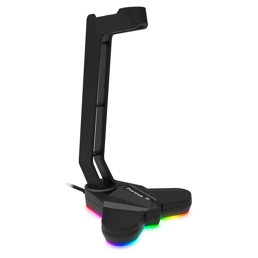 Imagem 3 de 5 do produto Suporte P/ Headset Rgb Vickers Preto Fortrek G