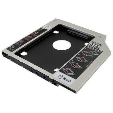 Adaptador Knup Caddy CD/DVD, Para Notebook, Para Segundo HD Ou SSD, 9.5mm
