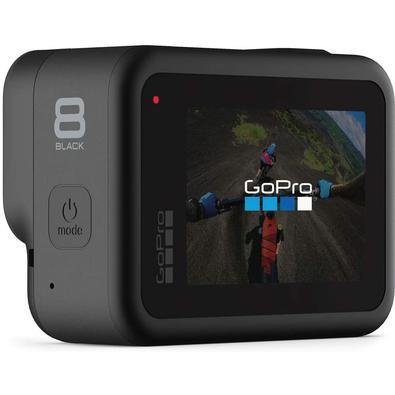 Câmera Gopro Hero8, Black À Prova D’água, 12mp, 4k, Wi-fi - Preto