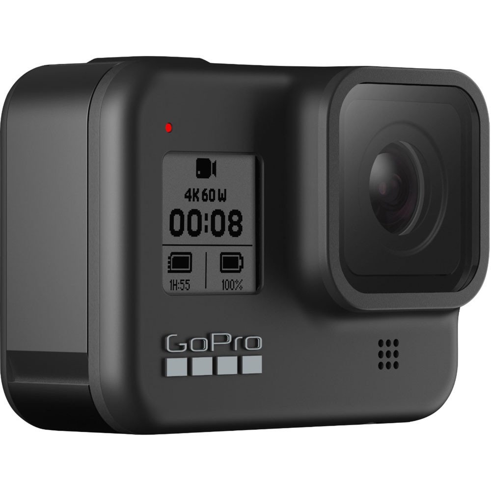 Câmera Gopro Hero8, Black À Prova D’água, 12mp, 4k, Wi-fi - Preto