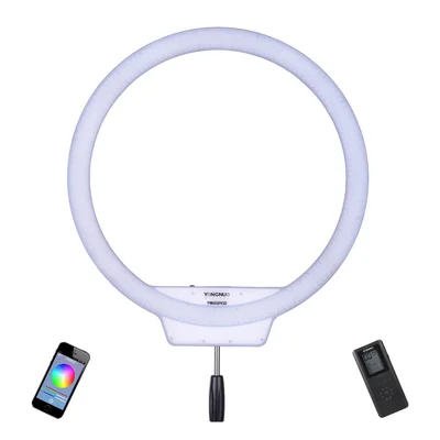 Iluminador LED Ring Light Yongnuo Yn608 RGB Bi-color 3200k-5500k