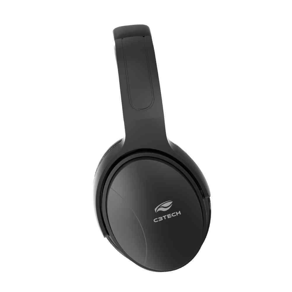 Headset C3tech Cadenza, Bluetooth 5.0, Preto - Ph-b500bk | KaBuM!