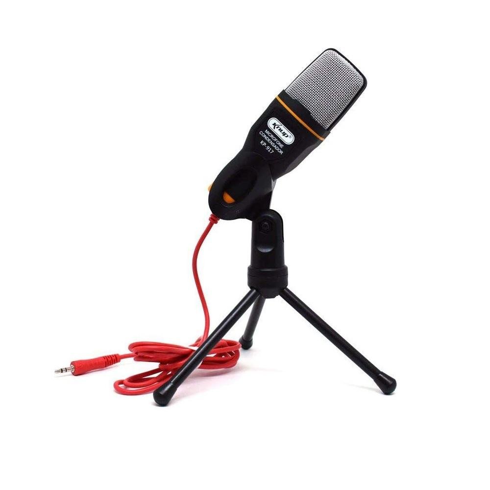 Microfone KNUP De Mesa, Condensador, 1.80m - Sf-666