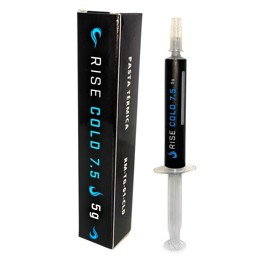 Pasta Térmica Rise Mode Cold Seringa, Para Processador Pc Gamer, Video Game 5g, Cinza - Rm-tg-01-cld 5
