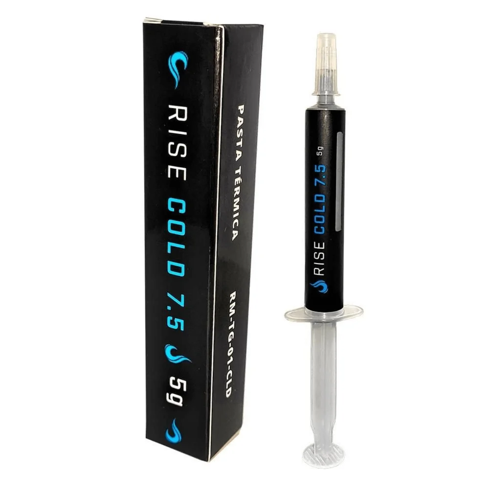 Pasta Térmica Rise Mode Cold Seringa, Para Processador Pc Gamer, Video Game 5g, Cinza - Rm-tg-01-cld 6