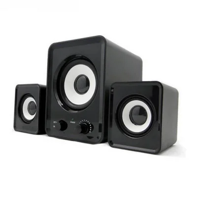 Kit Caixa De Som 2.1 Subwoofer Usb 3x1 - Preto