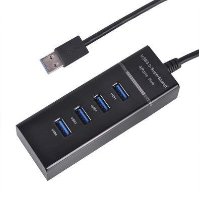 HUB Exbom USB 3.0, 4 Portas, LED Indicador - UH-30