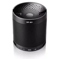 Caixa De Som Bluetooth Q3 Usb Sd Aux Com Suporte Para Celular Preto