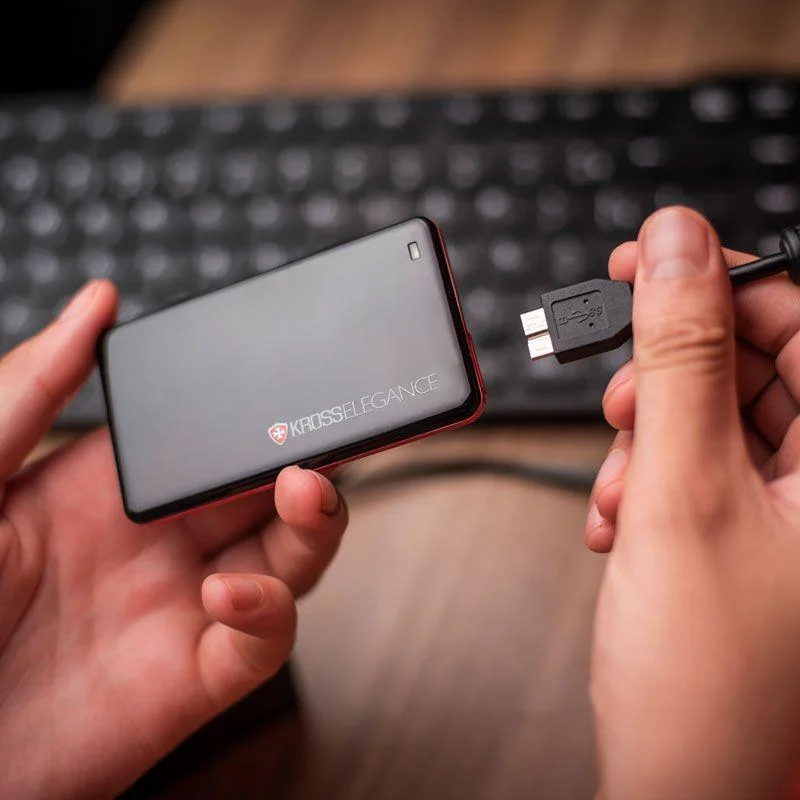 Imagem 5 de 5 do produto Ssd Externo Slim 128gb Usb 3.1 Kross Elegance Preto