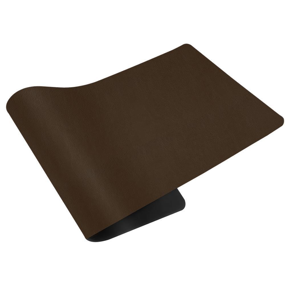 Imagem 4 de 4 do produto Mousepad Premium Extra Grande Marrom 77x35cm Antiderrapante