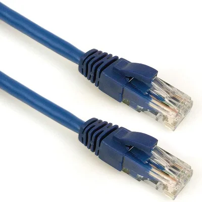 Cabo De Rede Patch Cord Rj45 Cat 6, 1.5 Metros, Azul - Plus Cable Pc-Eth6u15bl
