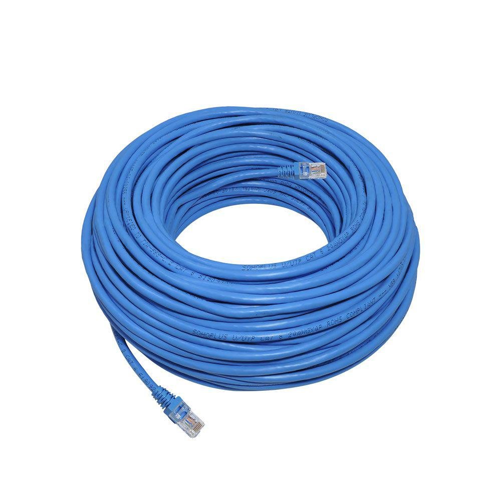 Cabo Rede CAT6 10 Metros - 100% Cobre - Preto - Alta Velocidade 10Gbps - CPC