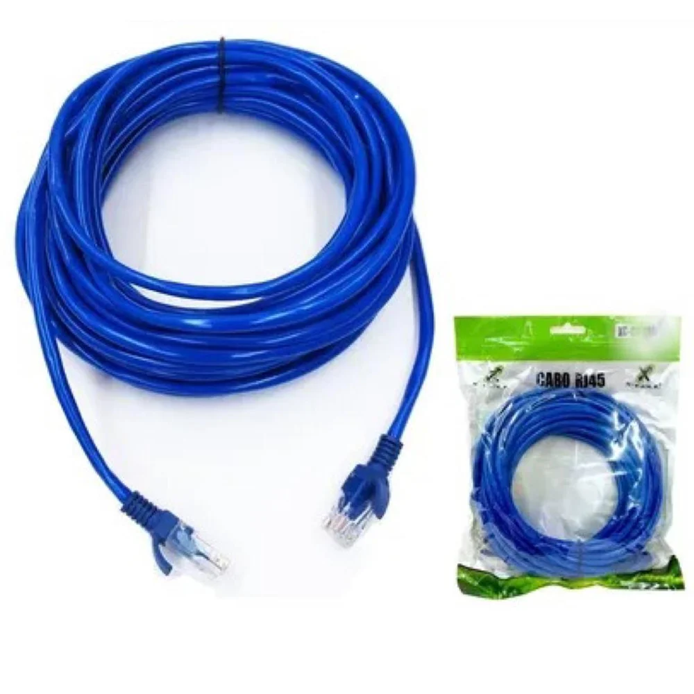 Imagem 1 de 5 do produto Patch Cord Cabo De Rede Cat5e X-cell  Xc-cr-5m