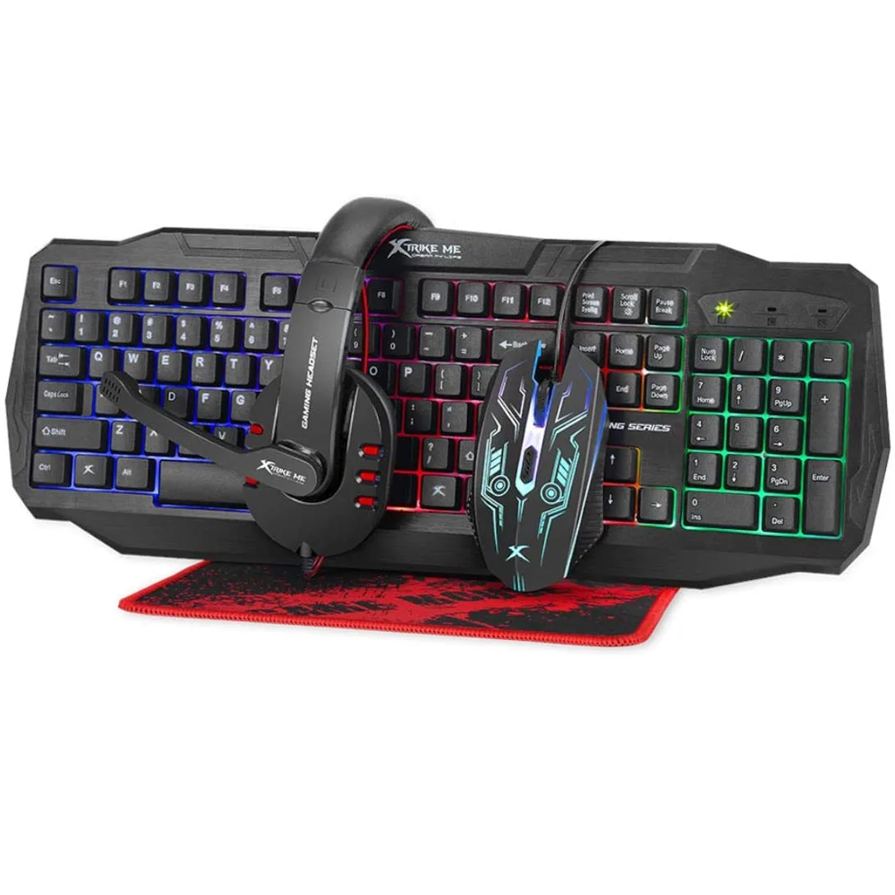 Kit Gamer Completo Marvo Xstrike Me Cm-406 (teclado + Mouse + Headset + Mousepad) Kit Gamer Completo Marvo Xstrike Me Cm-406 (teclado + Mouse + Headset + Mousepad)