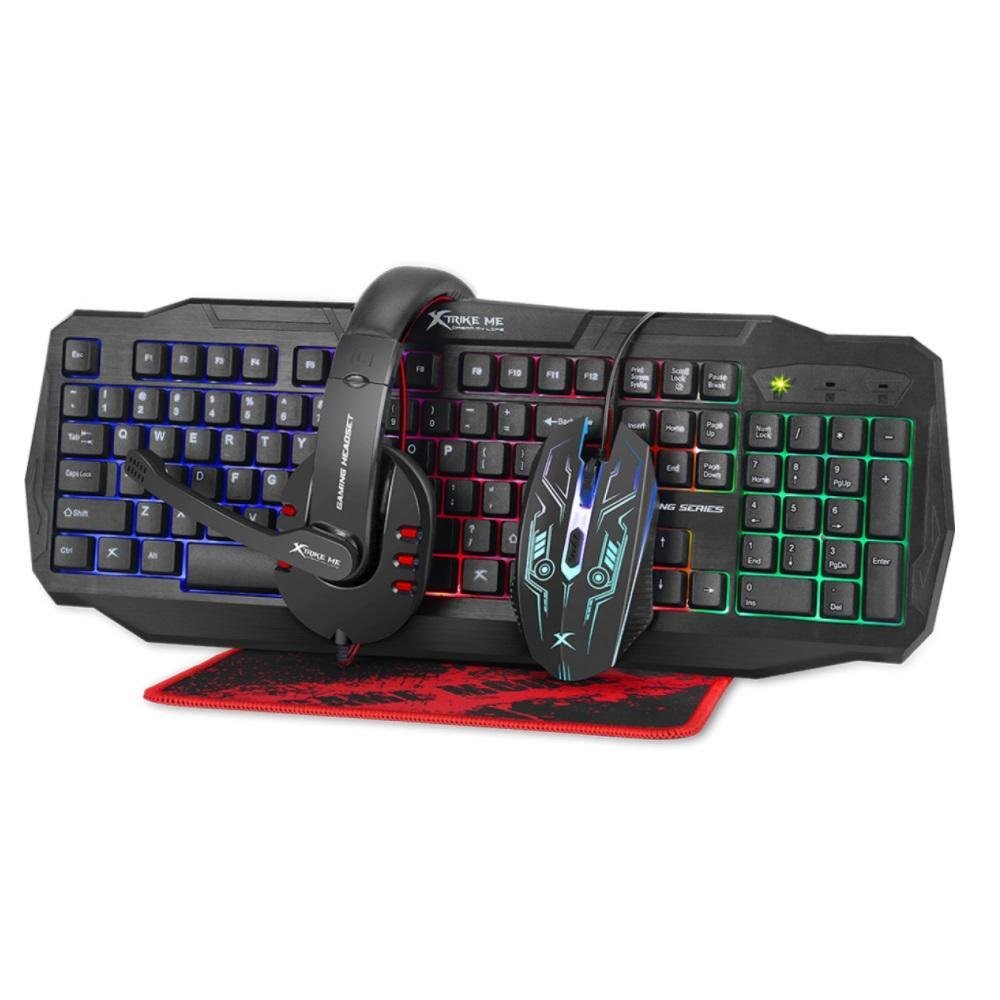 Kit Gamer Completo Marvo Xstrike Me Cm-406 (teclado + Mouse + Headset + Mousepad) Kit Gamer Completo Marvo Xstrike Me Cm-406 (teclado + Mouse + Headset + Mousepad)