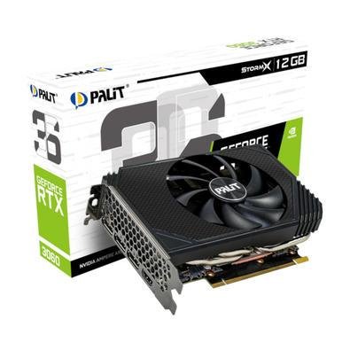 Placa de Vídeo Palit GeForce RTX 3060 StormX LHR 12GB 192Bit