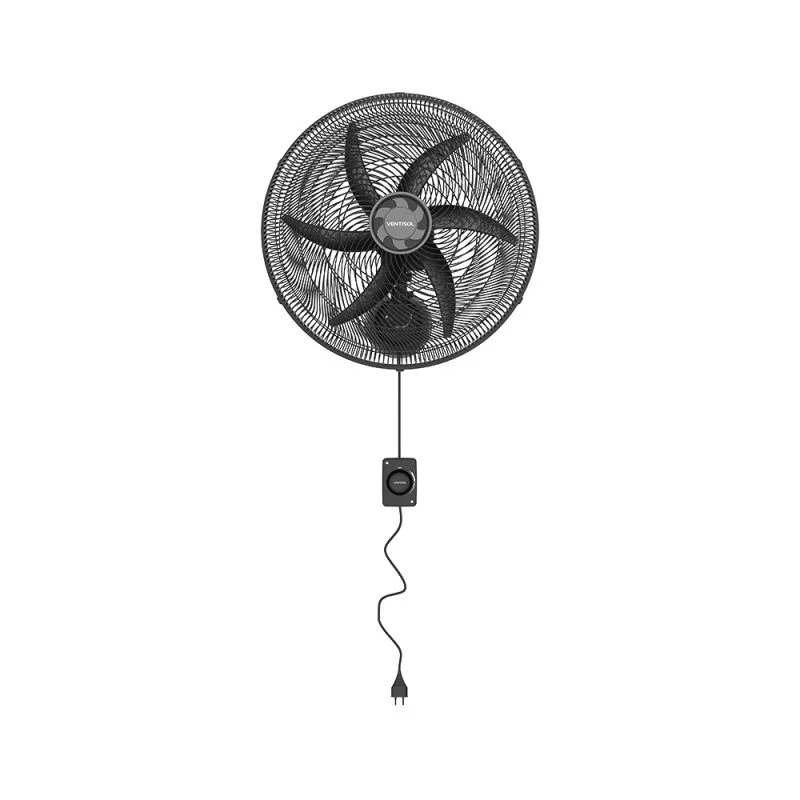 Imagem 3 de 5 do produto Ventilador Ventisol de Parede, 220v, Monta Fácil, 50cm - Preto