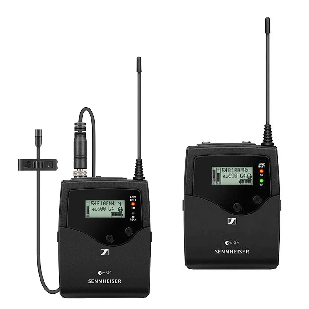 Imagem 3 de 5 do produto Sistema Microfone Lapela Mke 2 Sennheiser Ew 512p G4-gw, Wireless Montagem Em Câmeras - GW 558-608mh
