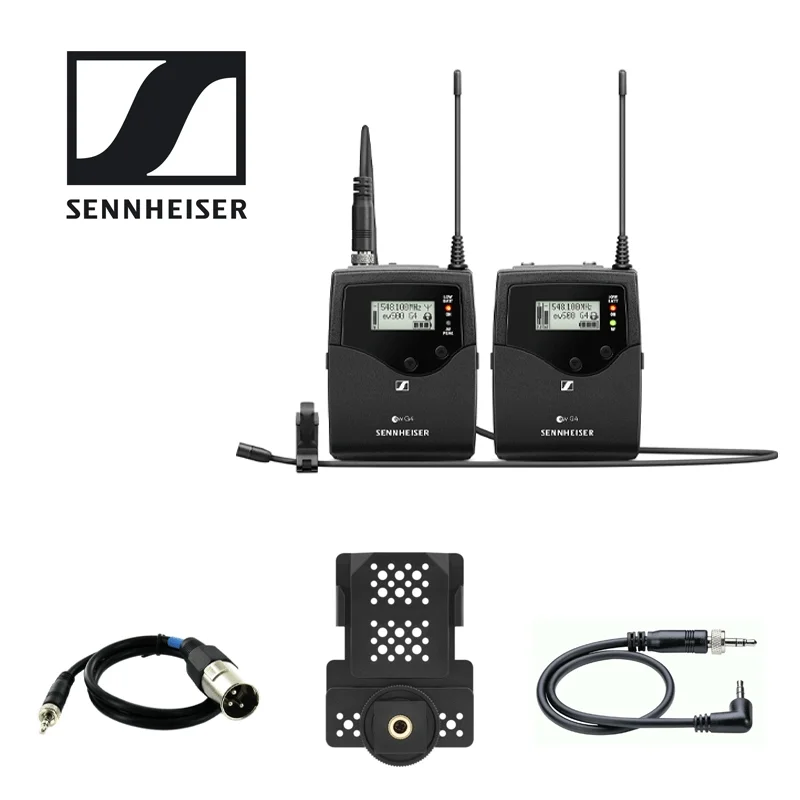 Imagem 5 de 5 do produto Sistema Microfone Lapela Mke 2 Sennheiser Ew 512p G4-gw, Wireless Montagem Em Câmeras - GW 558-608mh