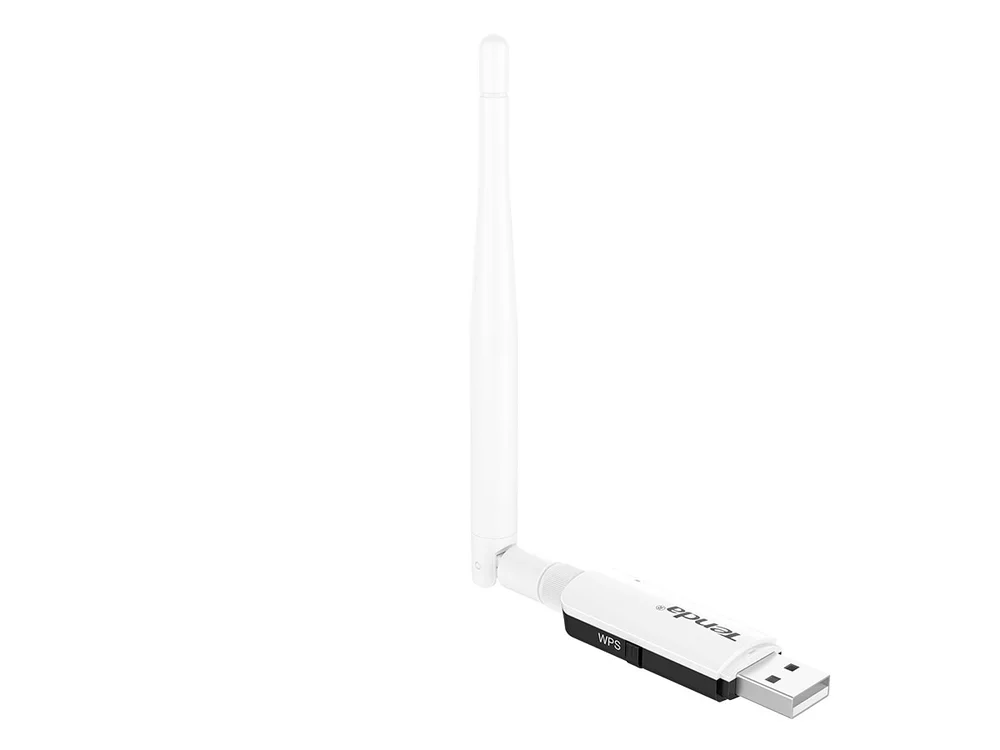 Adaptador Rede USB Wireless 300Mbps Tenda U1 Antena Externa