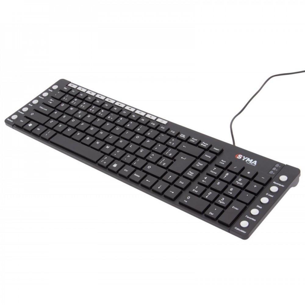 Imagem 4 de 5 do produto Teclado K-MEX,  com Teclado numérico, Teclas de atalho