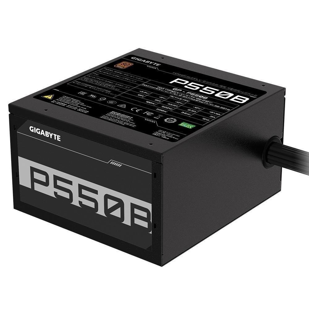 Fonte Gigabyte 550w, 80 Plus Bronze, Pfc Ativo - P550b Fonte Gigabyte 550w, 80 Plus Bronze, Pfc Ativo - P550b