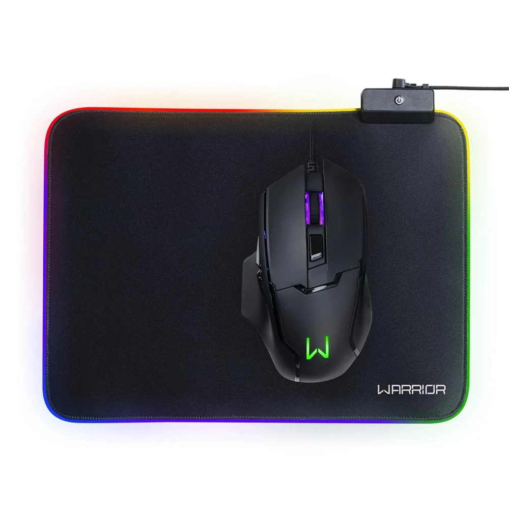 Imagem 2 de 5 do produto Mousepad Cronos Gamer Flexível Rgb Warrior - Ac333