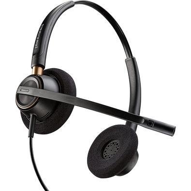 Headset Plantronics Hw520 Biauricular Qd Encorepro C/ Cancelador De Ruídos Mod