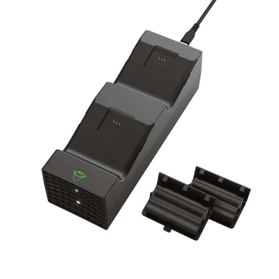 Base Dupla Carregador Controle Xbox Charge Gxt 250 Duo Trust.