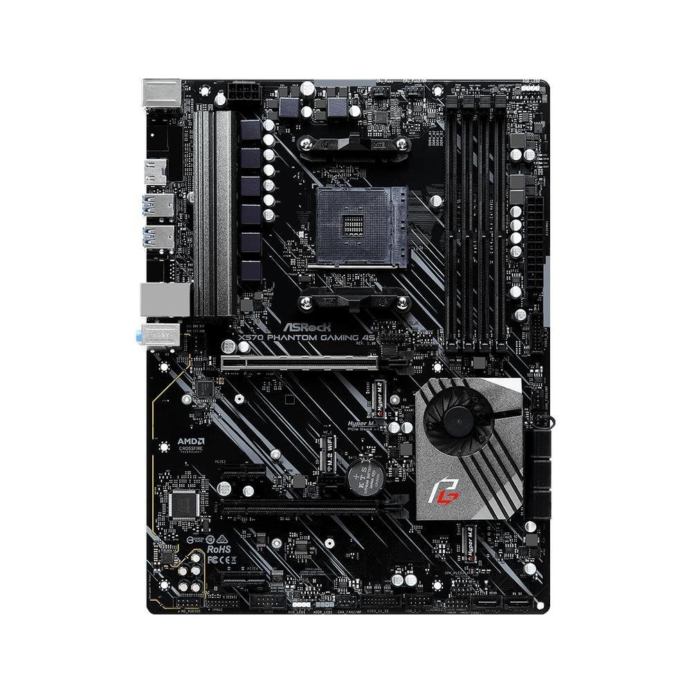 Imagem 2 de 4 do produto Placa-Mãe AsRock X570 Phantom Gaming, AMD AM4