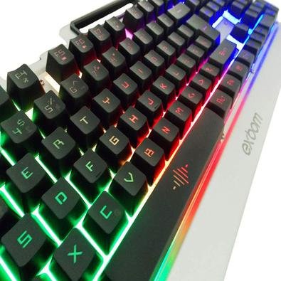 Teclado com luz jogo