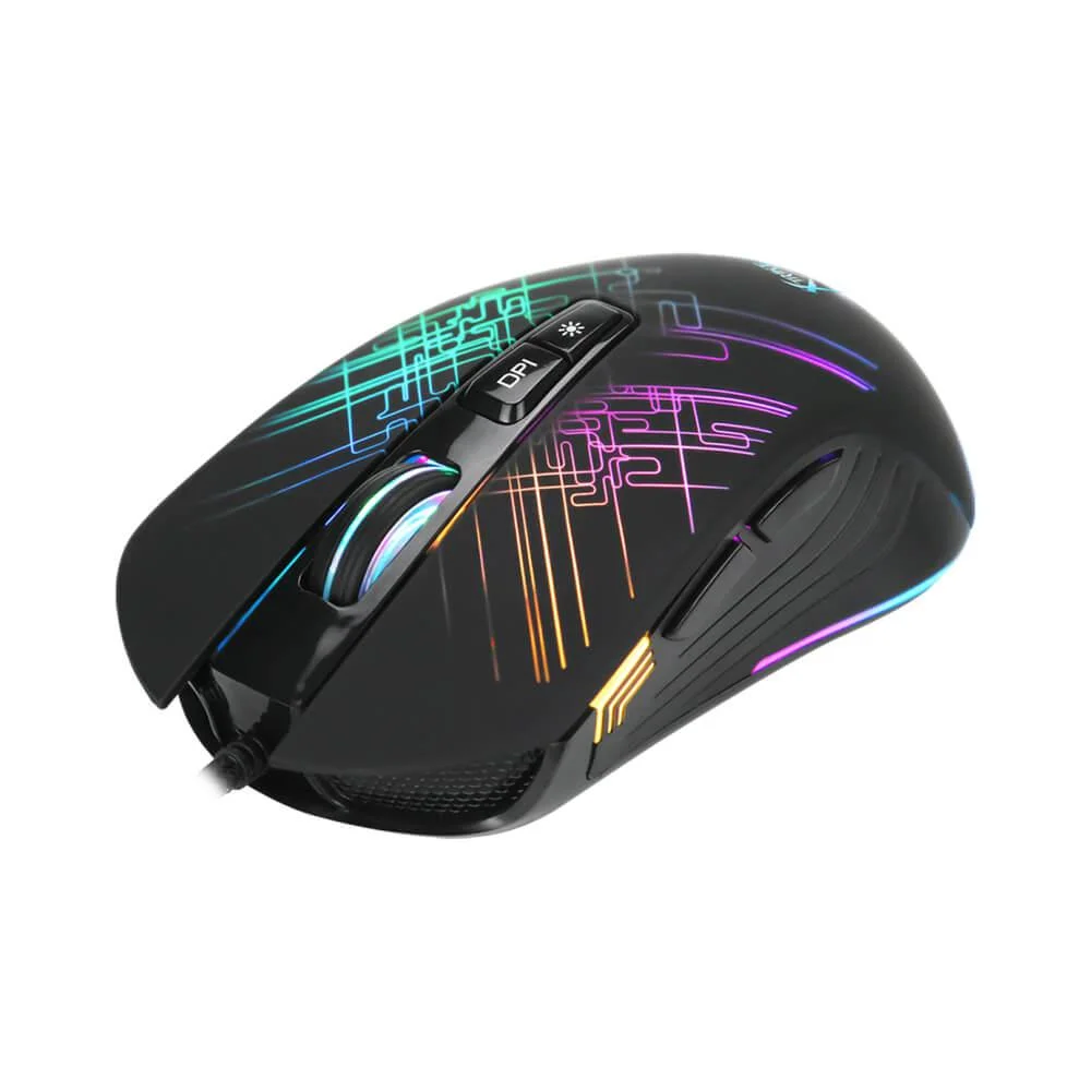 Imagem 3 de 5 do produto Mouse Gamer Xtrike-me Gm-510, Rgb, 7 Botões 6400 Dpi, Black