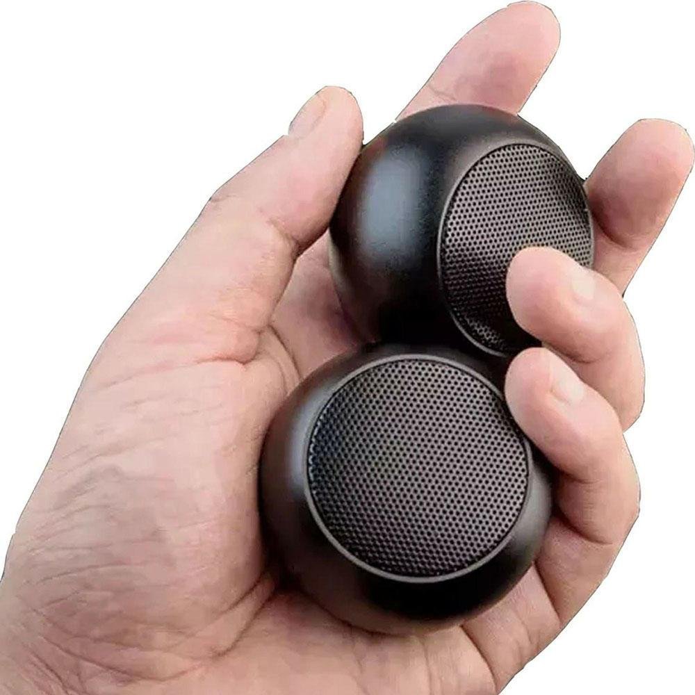 Imagem 3 de 3 do produto Caixinha Caixa Som Bluetooth Mini Super Premium - Dourada