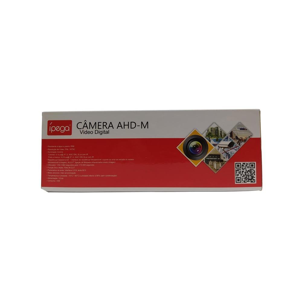 Imagem 3 de 5 do produto Câmera Ahd Externa Ípega Kp-ca140 720p 2.8mm