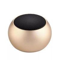 Mini Caixa De Som Portátil 3w Usb Bluetooth Mini Speaker - Gold