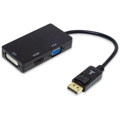 Cabo DisplayPort Lotus, 3 Em 1, DVI VGA HDMI