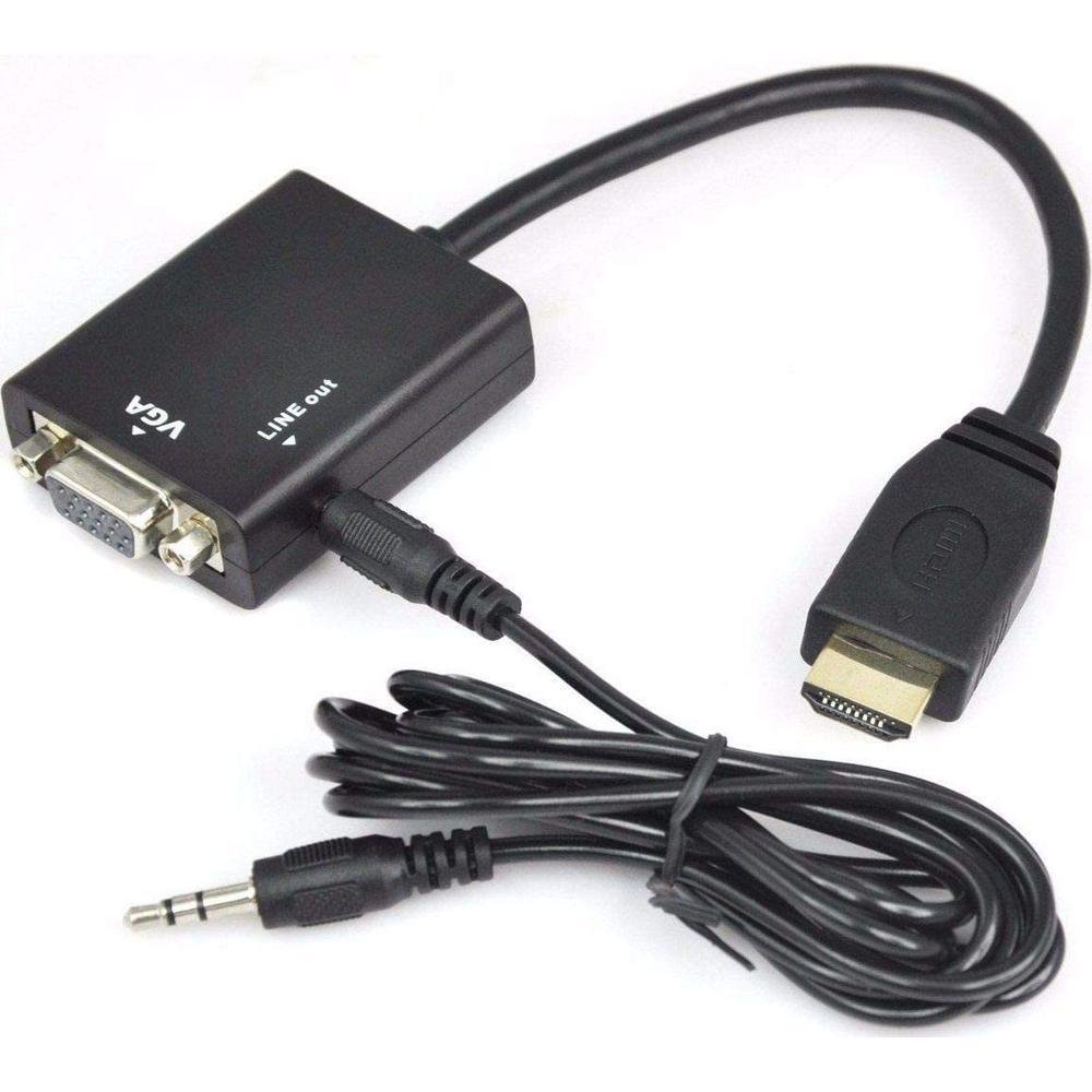 Conversor De HDMI Para VGA Lelong Conversor De HDMI Para VGA Lelong