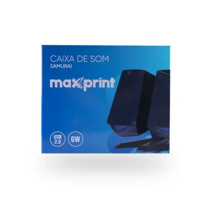 Caixa De Som 20 Maxprint Samurai RMS 6W KaBuM