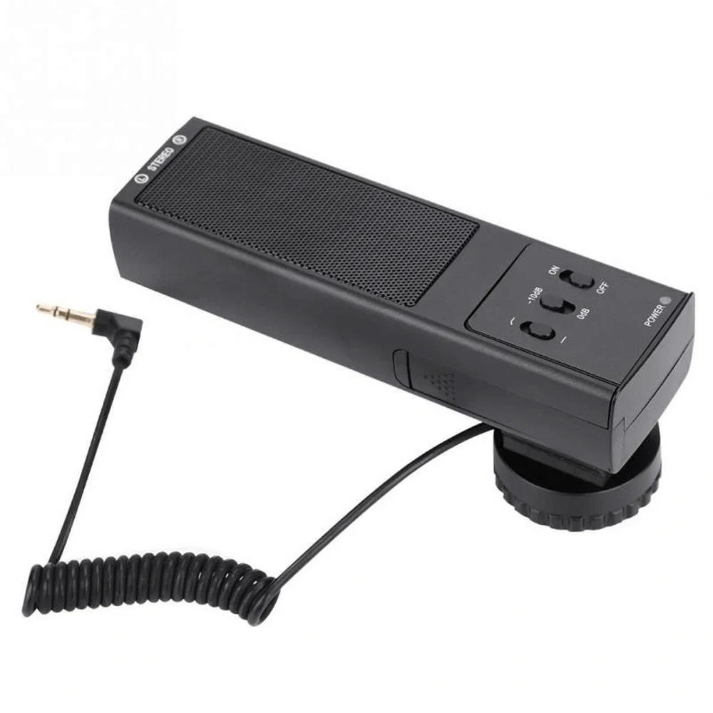 Imagem 3 de 5 do produto Microfone Shotgun Xy Estéreo Mamen Mic-02 Para Câmeras E Filmadoras