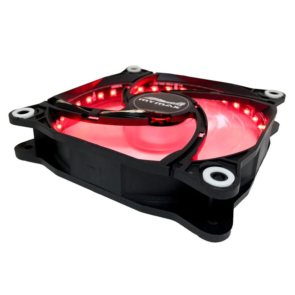Imagem 3 de 3 do produto Cooler FAN Mymax Storm II, 120mm, LED, Preto E Vermelho