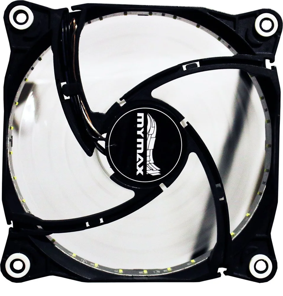 Imagem 2 de 5 do produto Cooler FAN Mymax Storm II, 120mm, LED, Preto E Branco