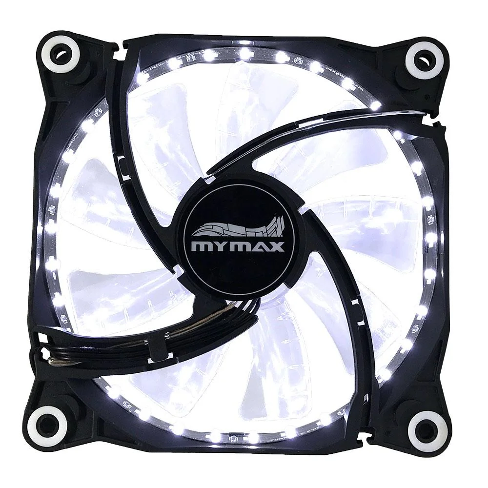 Imagem 5 de 5 do produto Cooler FAN Mymax Storm II, 120mm, LED, Preto E Branco