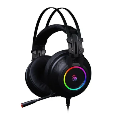 Headset Gamer, Usb, 7.1 Bloody, G528c, Rgb Com Microfone, Preto.
