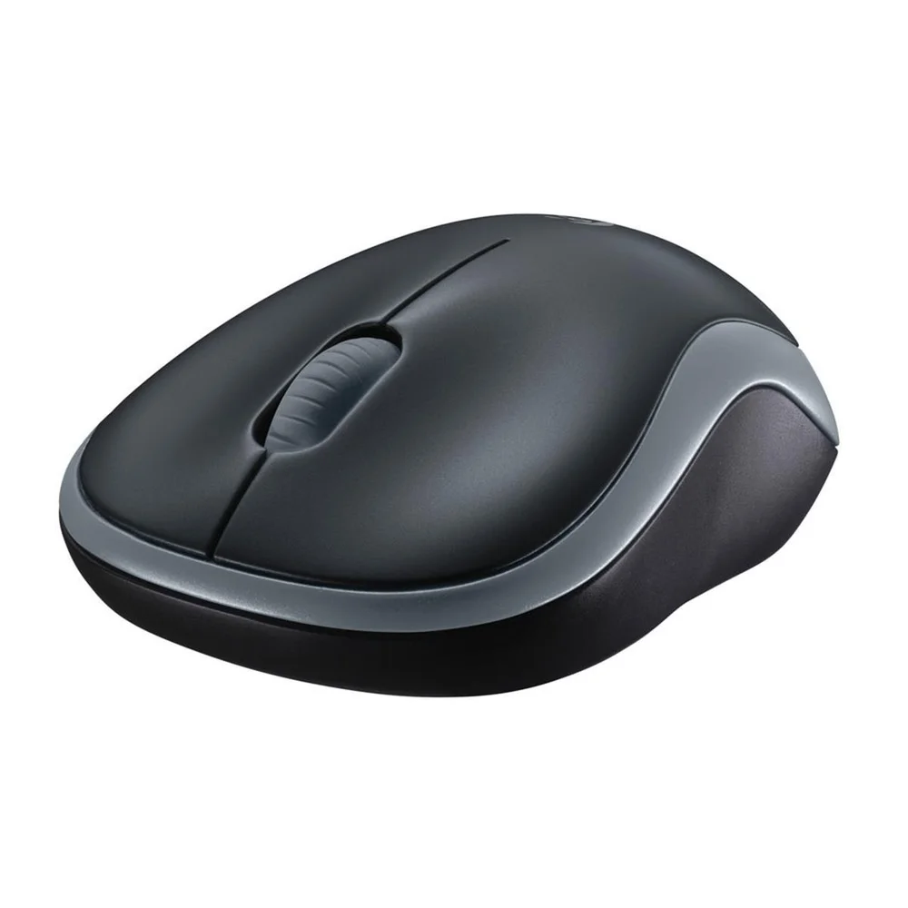 Imagem 2 de 5 do produto Mouse Sem Fio Logitech M185, USB, 3 Botões, Cinza E Preto - 910-002225
