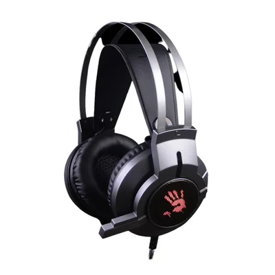 Headset Gamer, Usb 7.1, Bloody, G437, Led Com Microfone, Preto.